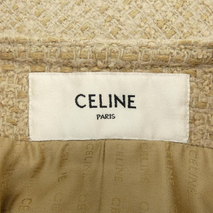 Celine Collarless Jacket Beige — view 4