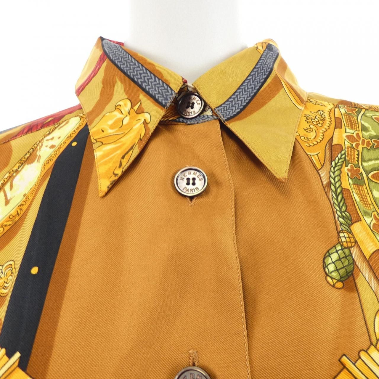 Hermes Vintage Shirt Brown — view 5