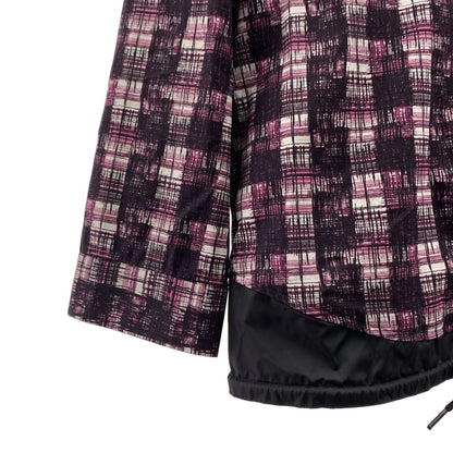 Prada All Over Drawstring Shirt Jacket 42 Purple — view 3