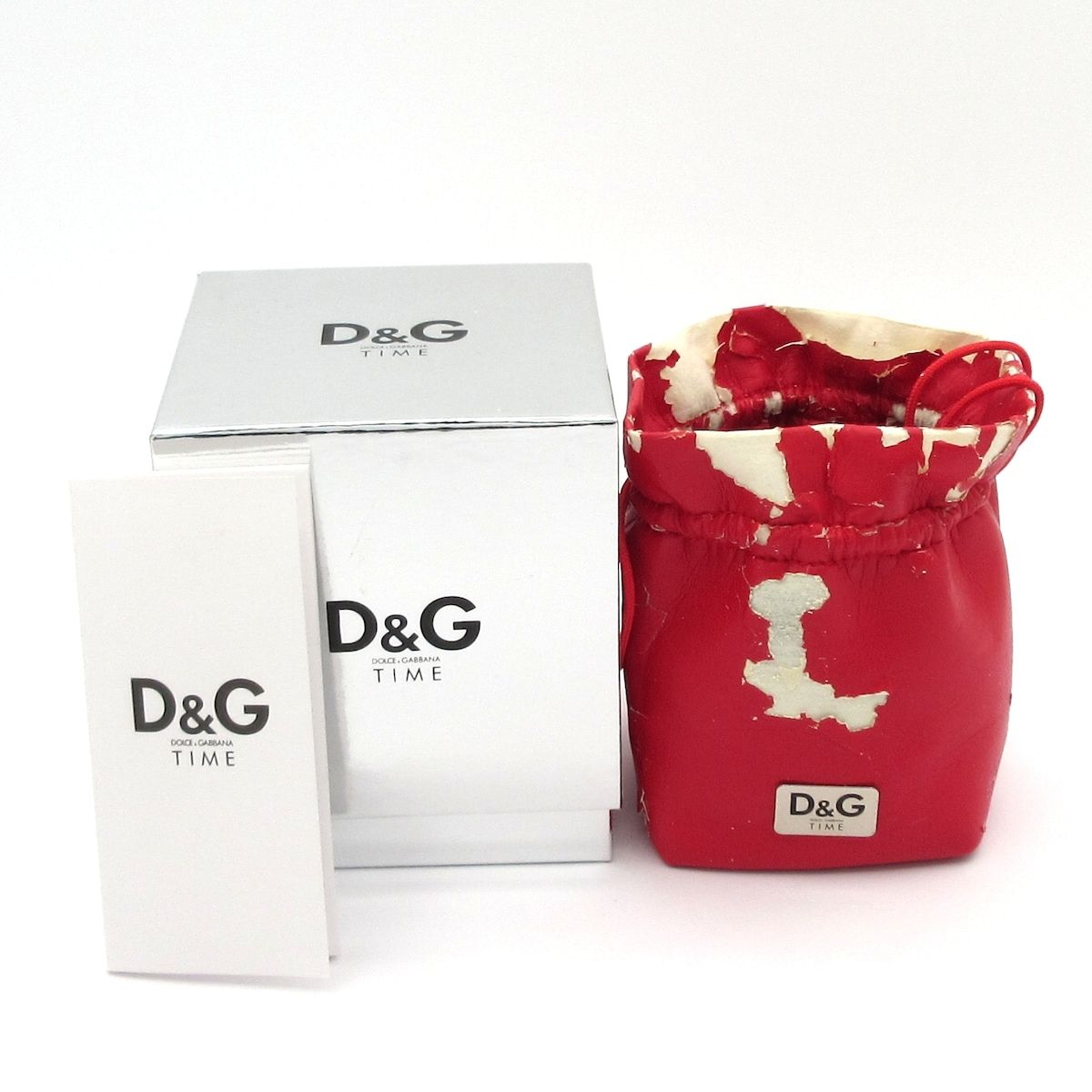 Dolce & Gabbana D&G Watch Heart Rhinestone Bezel Leather Embossed Black — view 8