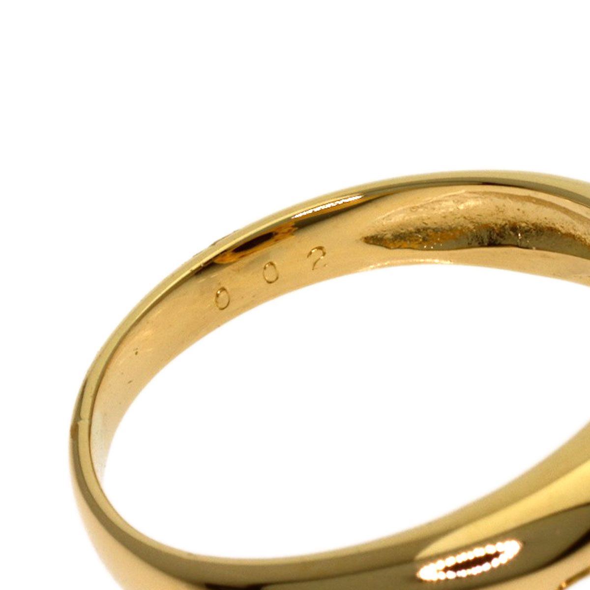 Celine Horse Shoe Diamond Ring 18K Yellow Gold — view 6
