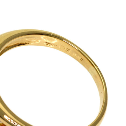 Celine Horse Shoe Diamond Ring 18K Yellow Gold — view 5