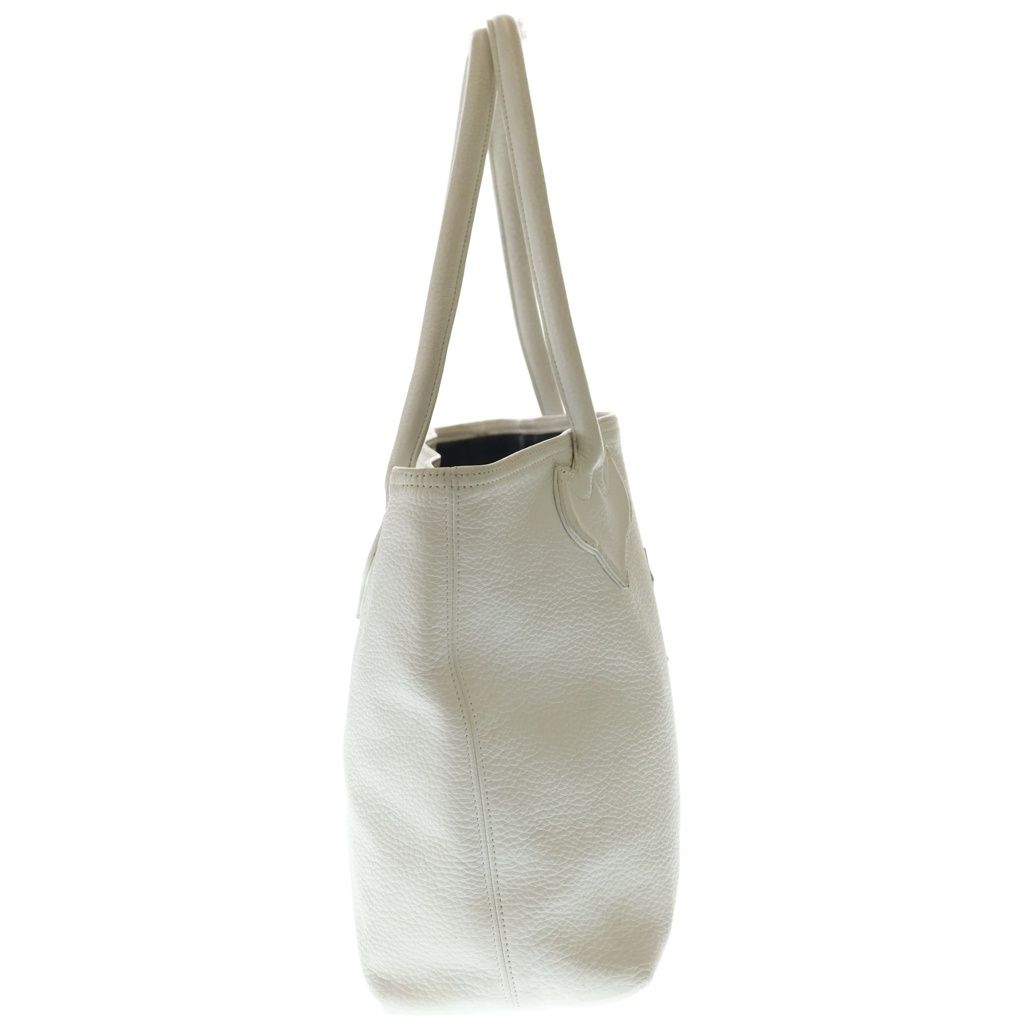 Chrome Hearts FS Tote Bag Leather White with Cross Patch — view 3