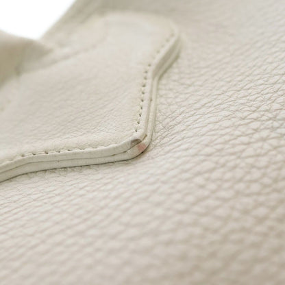 Chrome Hearts FS Tote Bag Leather White with Cross Patch — view 8