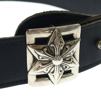 Chrome Hearts Lage Strap Star Buckle Belt Large Decorative Leather — view 4