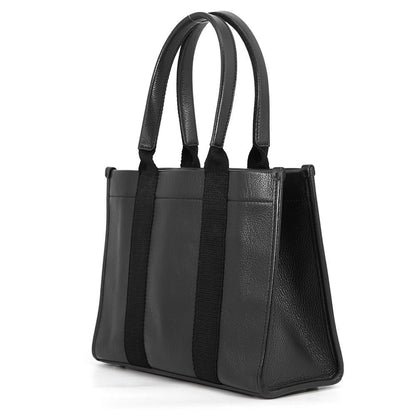 Balenciaga Handbag Canvas Leather 2-Way Shoulder Black — view 2