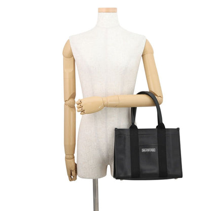 Balenciaga Handbag Canvas Leather 2-Way Shoulder Black — view 4