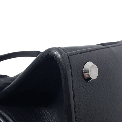 Balenciaga Handbag Canvas Leather 2-Way Shoulder Black — view 6
