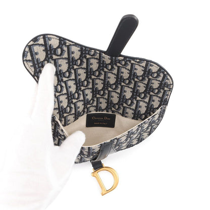 Dior Belt Bag Oblique Saddle Pouch Canvas — view 7