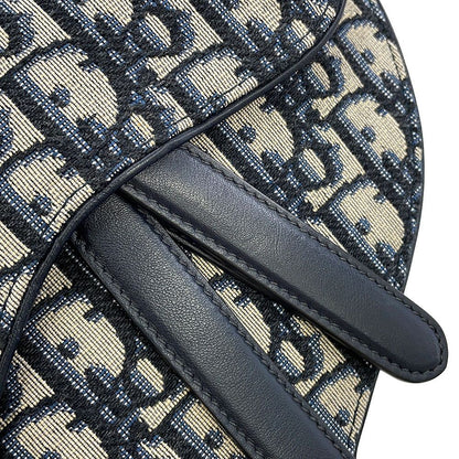 Dior Belt Bag Oblique Saddle Pouch Canvas — view 8