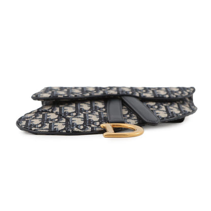 Dior Belt Bag Oblique Saddle Pouch Canvas — view 4