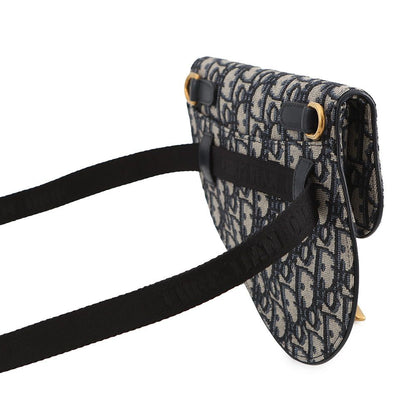 Dior Belt Bag Oblique Saddle Pouch Canvas — view 3