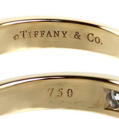 Tiffany & Co 18K Yellow Gold Half Circle Channel Setting Ring Diamond — view 5