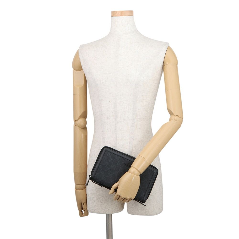 Gucci Clutch GG Supreme Second Black — view 4