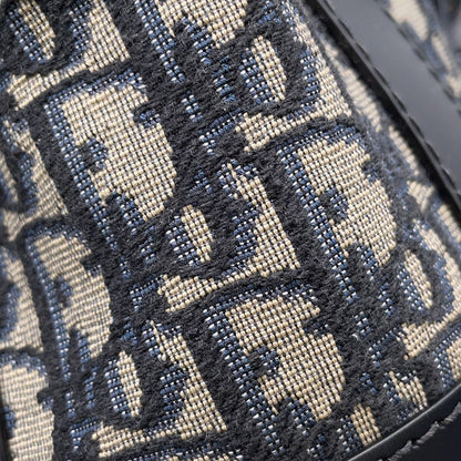 Dior Backpack Oblique Small Leather Canvas — view 8