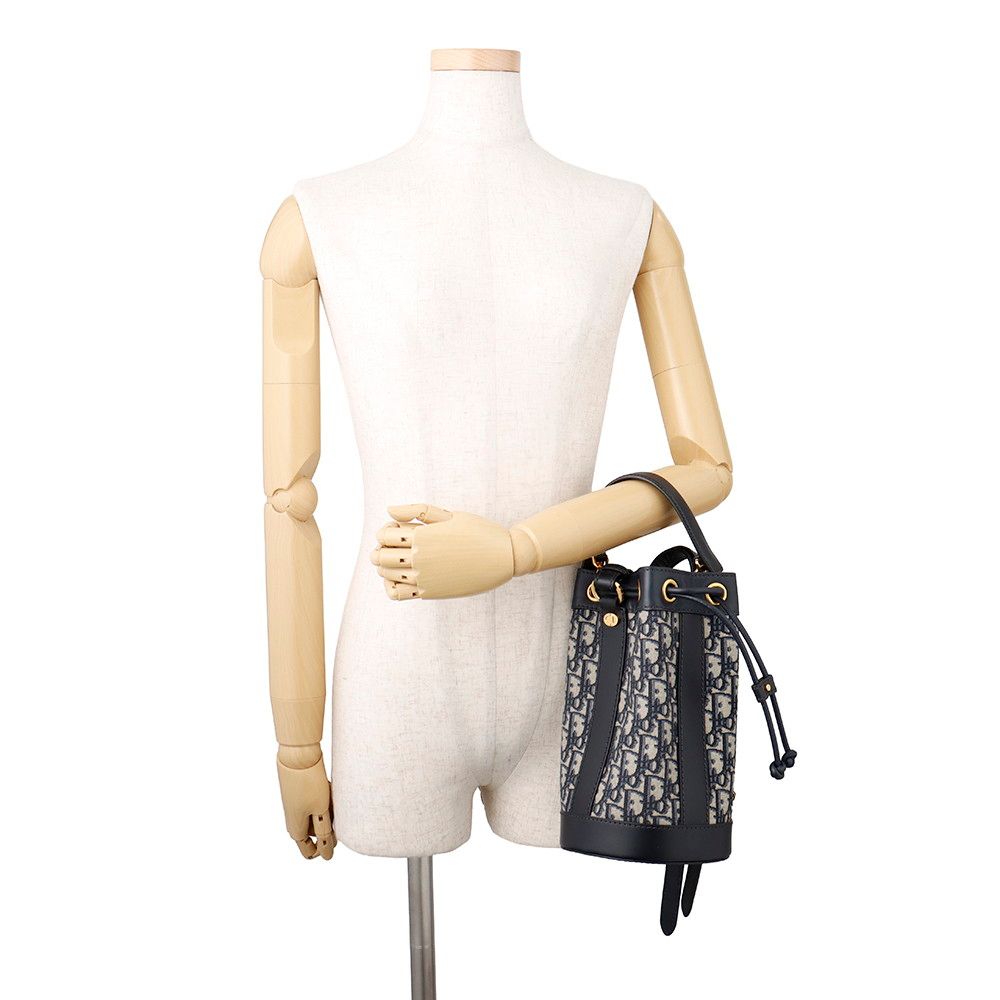 Dior Backpack Oblique Small Leather Canvas — view 4