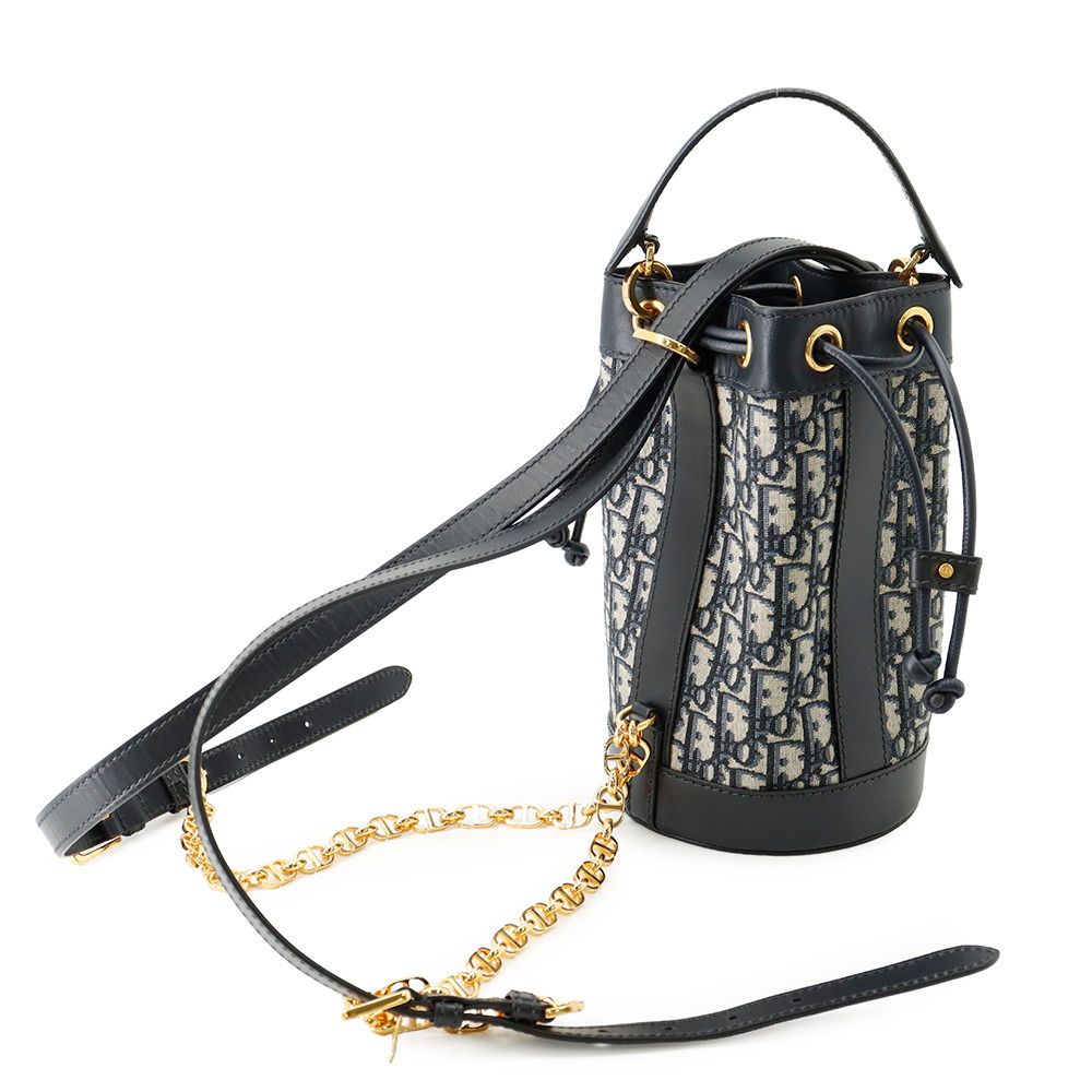 Dior Backpack Oblique Small Leather Canvas — view 2