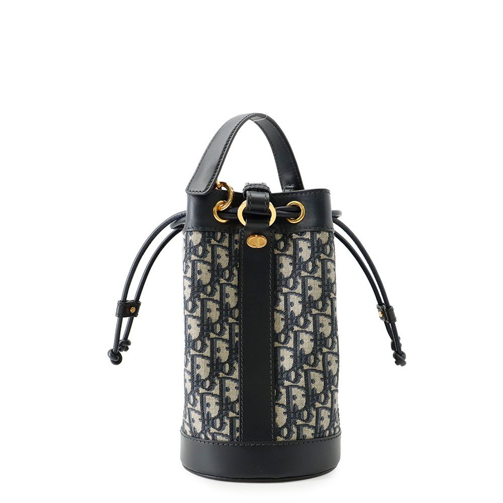 Dior Backpack Oblique Small Leather Canvas