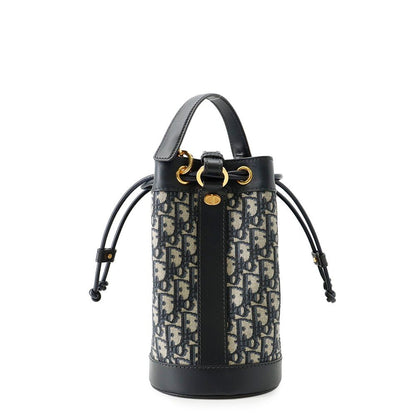 Dior Backpack Oblique Small Leather Canvas