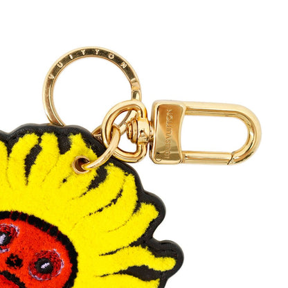 Louis Vuitton Key Holder LV Yk Cles Face Leather Yayoi Kusama Collaboration — view 4