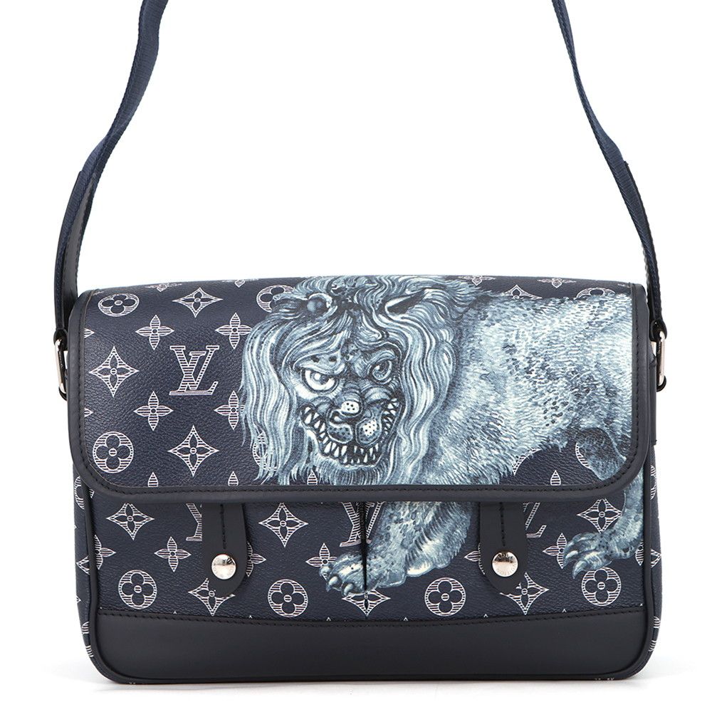 Louis Vuitton Shoulder Bag Monogram Savannah Chapman Brazza Messenger PM