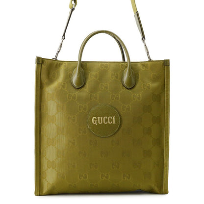 Gucci Tote Bag Off The Grid Nylon Leather 2-Way