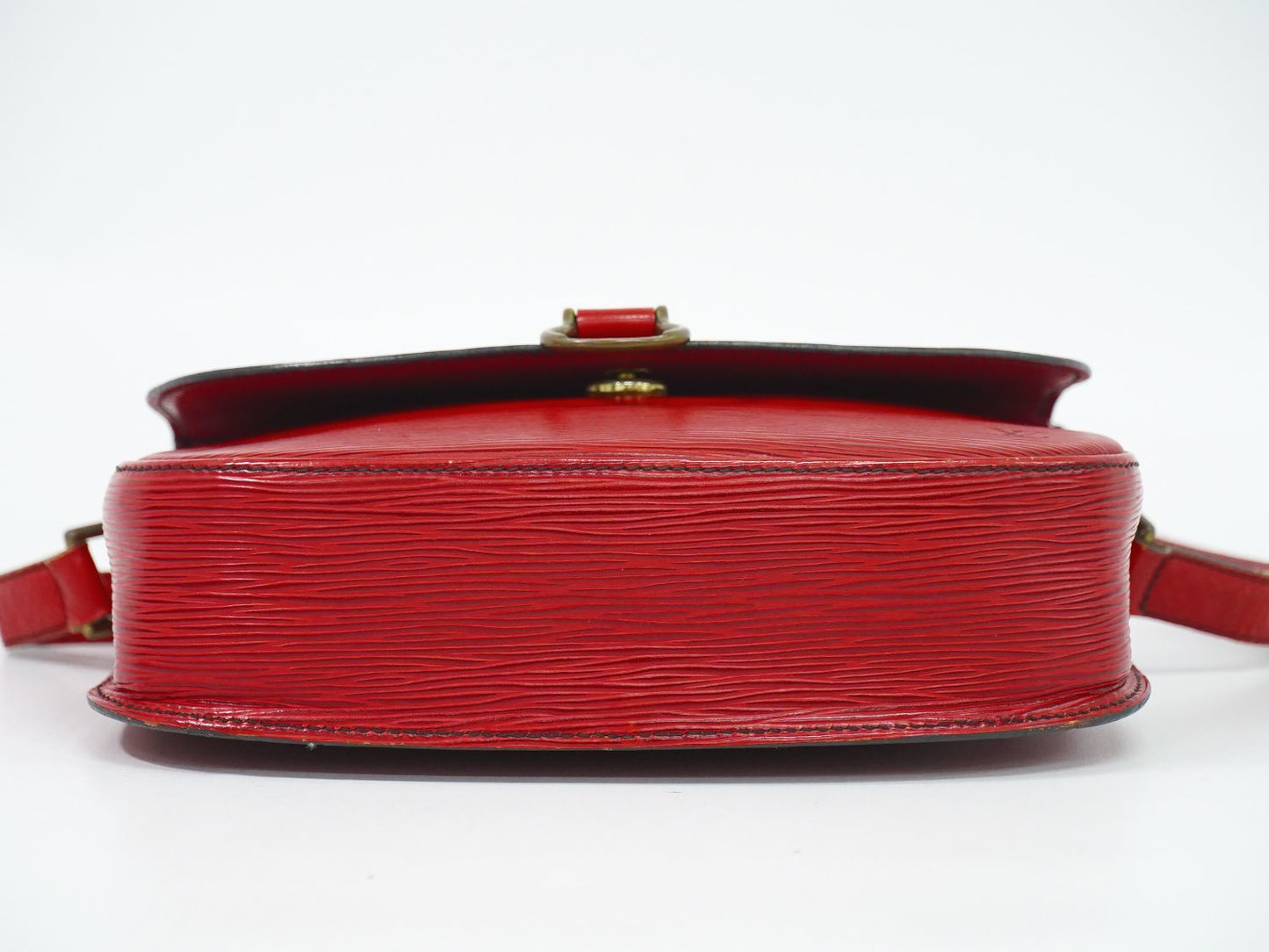 Louis Vuitton LV Saint Cloud GM Epi Leather Shoulder Bag Pochette Castilian — view 3