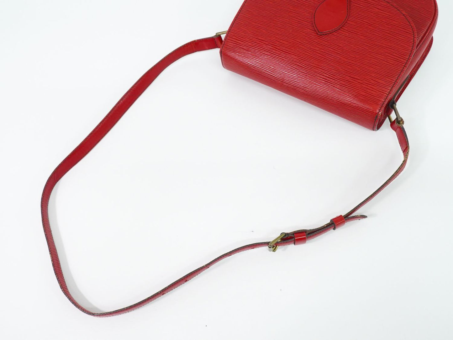 Louis Vuitton LV Saint Cloud GM Epi Leather Shoulder Bag Pochette Castilian — view 4