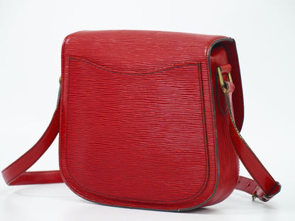 Louis Vuitton LV Saint Cloud GM Epi Leather Shoulder Bag Pochette Castilian — view 2