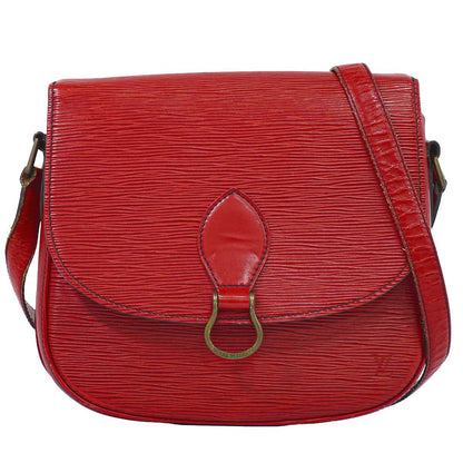 Louis Vuitton LV Saint Cloud GM Epi Leather Shoulder Bag Pochette Castilian