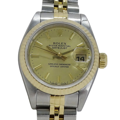 Rolex Datejust S Number Watch Automatic At Stainless Steel Gold YG — view 2