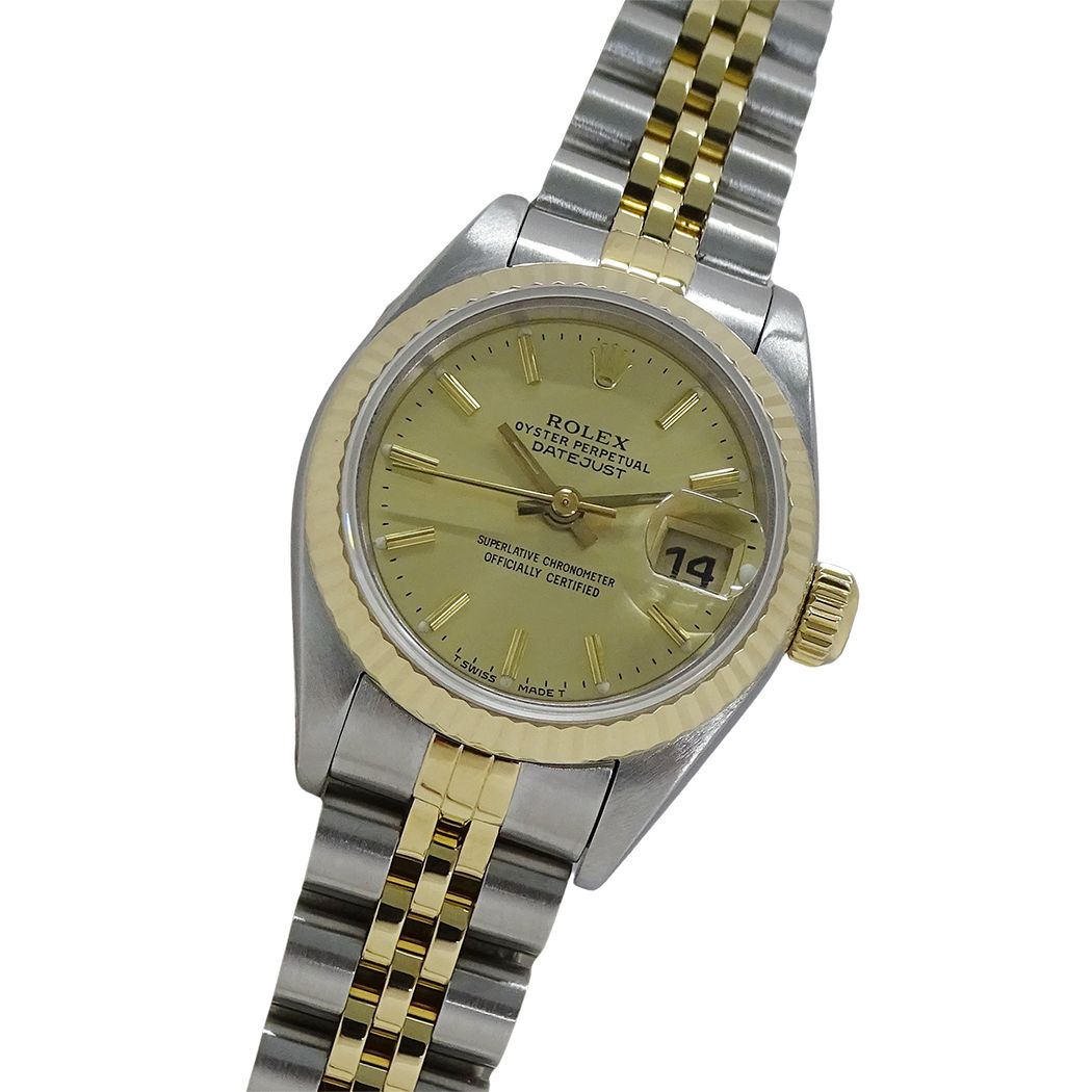Rolex Datejust S Number Watch Automatic At Stainless Steel Gold YG