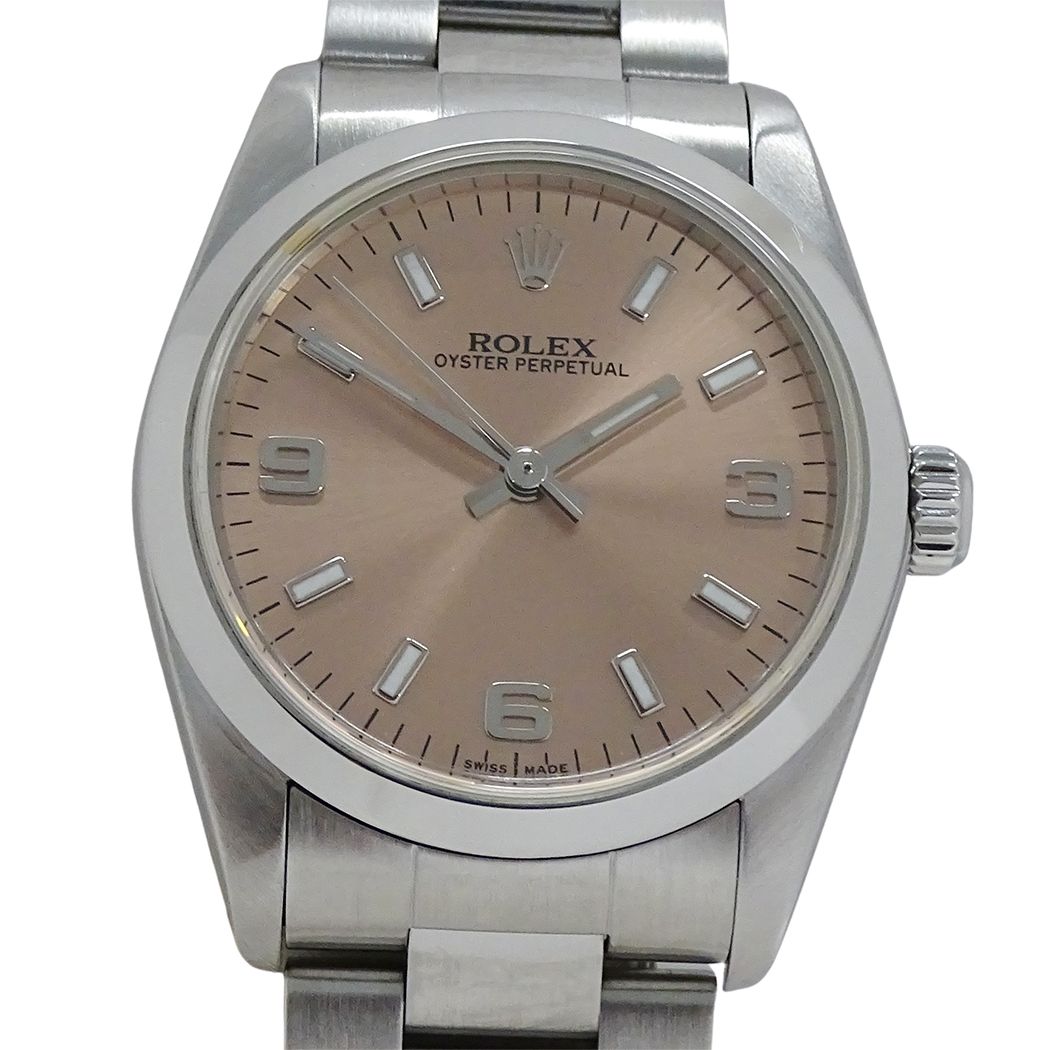 Rolex Oyster Perpetual Number Watch Boys Automatic At Stainless Steel — view 2