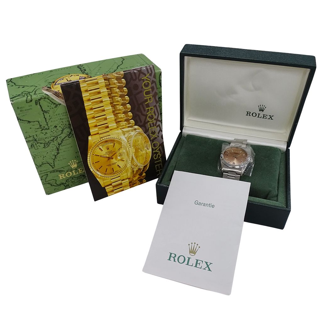 Rolex Oyster Perpetual Number Watch Boys Automatic At Stainless Steel — view 7