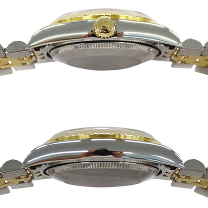 Rolex Datejust Number Watch Boys Automatic At Stainless Steel Gold YG — view 3