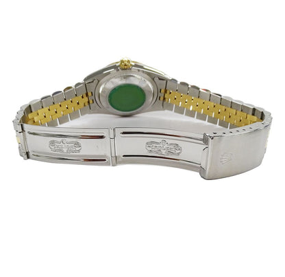 Rolex Datejust Number Watch Automatic At Stainless Steel Gold YG — view 4