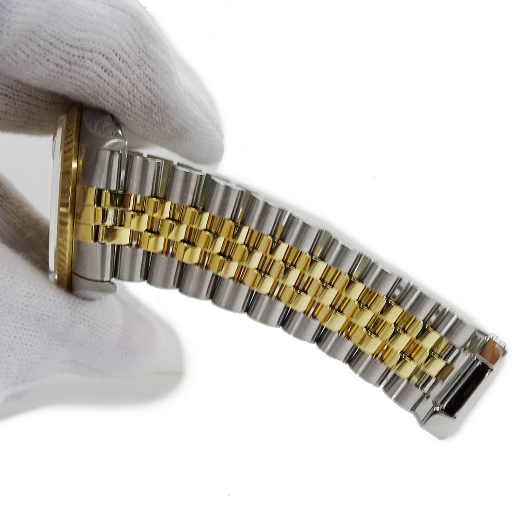 Rolex Datejust Number Watch Automatic At Stainless Steel Gold YG — view 6