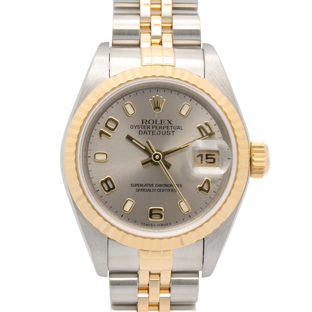 Rolex Watch Datejust Number Sil Tobi AR 18K Stainless Steel
