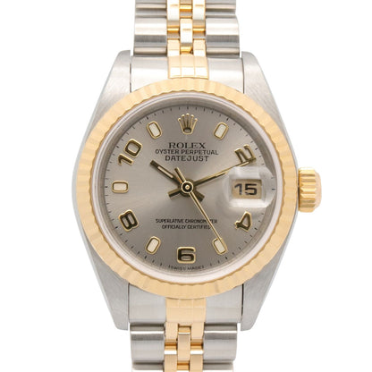 Rolex Watch Datejust Number Sil Tobi AR 18K Stainless Steel