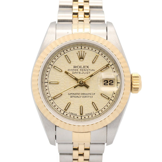 Rolex Datejust No Ivory Container BA 18K Stainless Steel