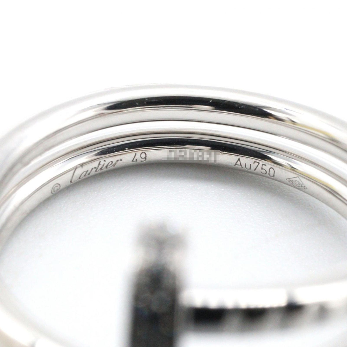 Cartier Ring Juste un Clou Double Diamond 18K White Gold — view 4