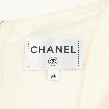 Chanel Dress Tweed Sleeveless Nylon — view 3