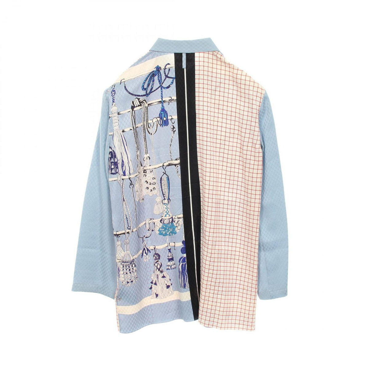 Hermes All Over Print Long Sleeve Silk Shirt — view 2