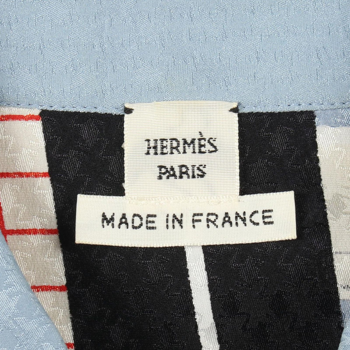 Hermes All Over Print Long Sleeve Silk Shirt — view 3