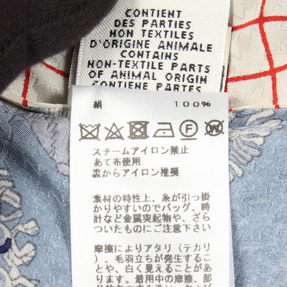 Hermes All Over Print Long Sleeve Silk Shirt — view 4