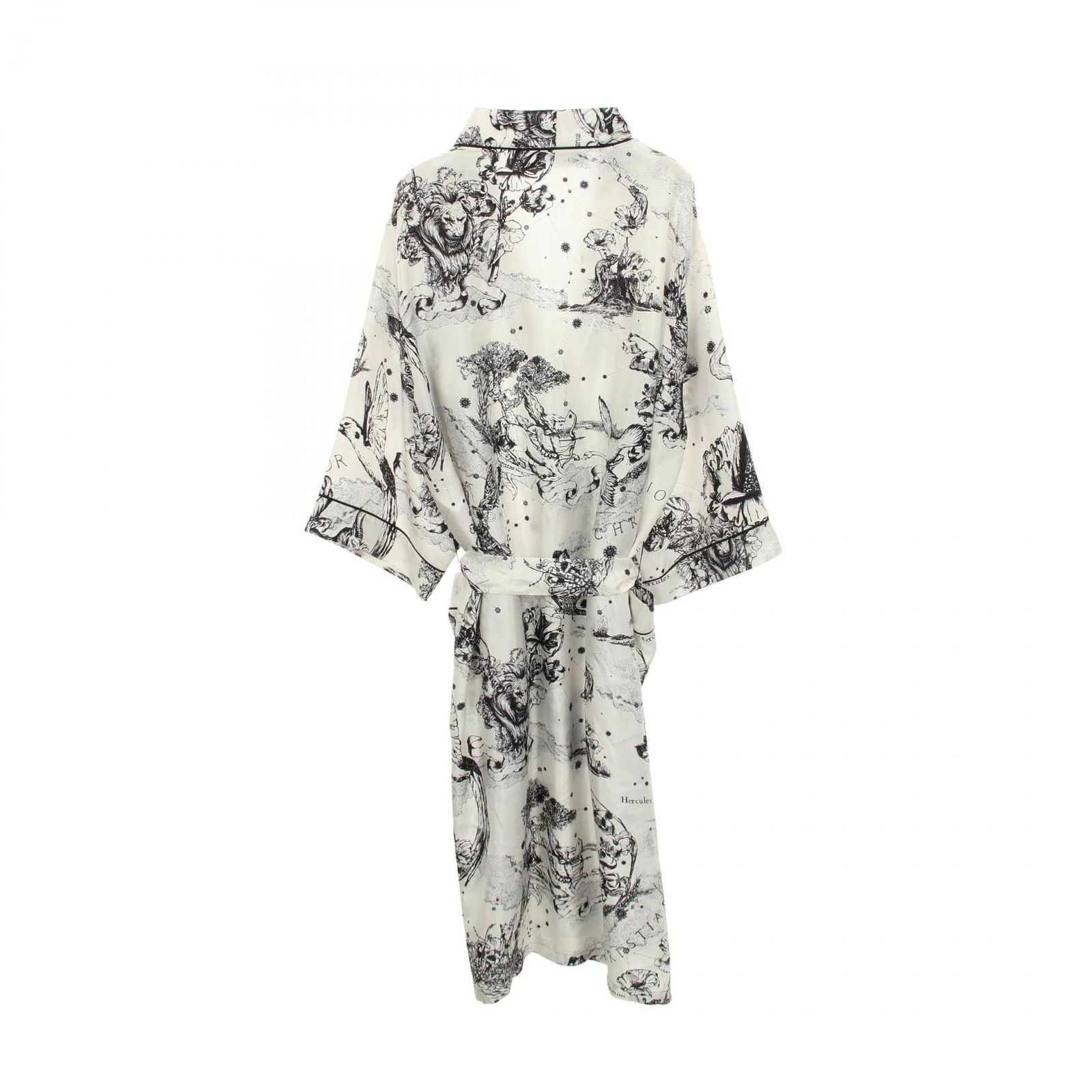 Dior Dress Chez Moi Zodiac Dressing Gown Silk Wrap — view 2
