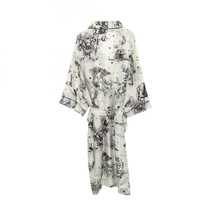 Dior Dress Chez Moi Zodiac Dressing Gown Silk Wrap — view 2