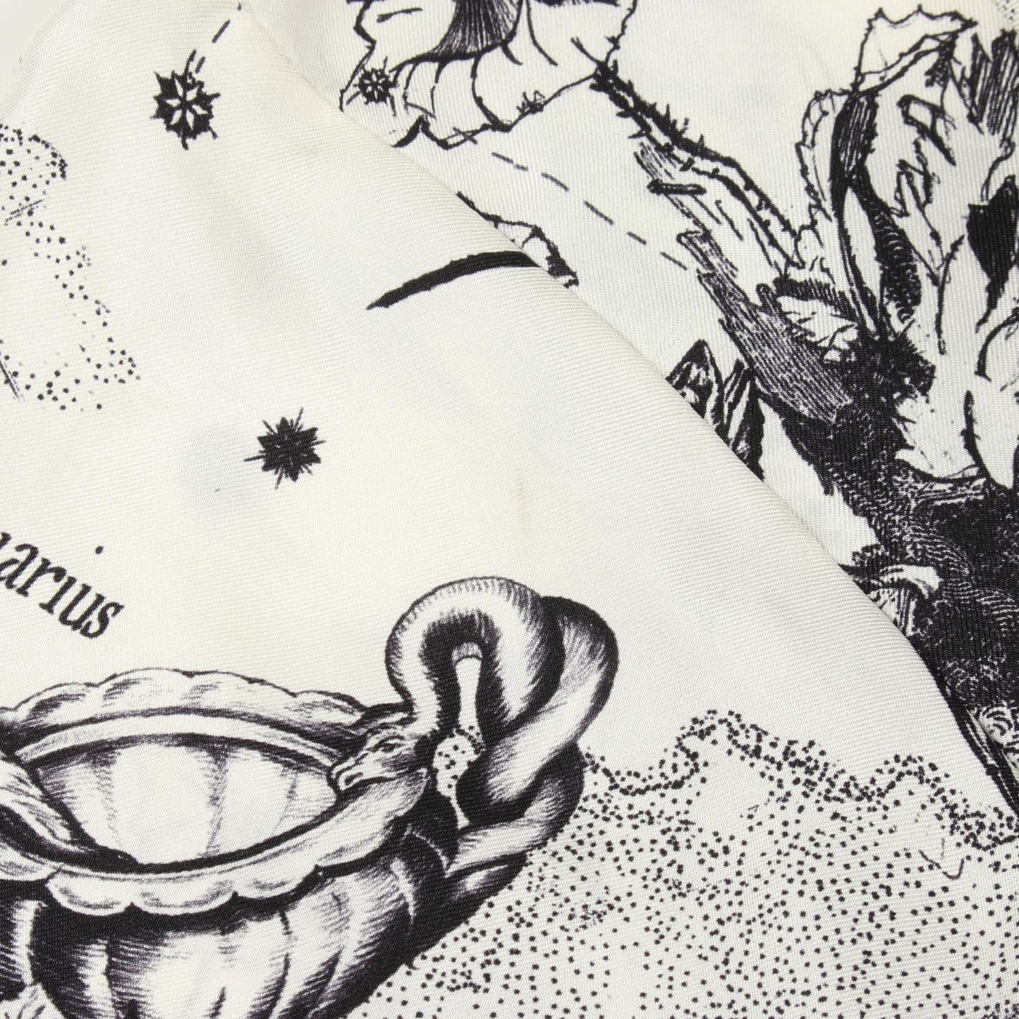 Dior Dress Chez Moi Zodiac Dressing Gown Silk Wrap — view 7