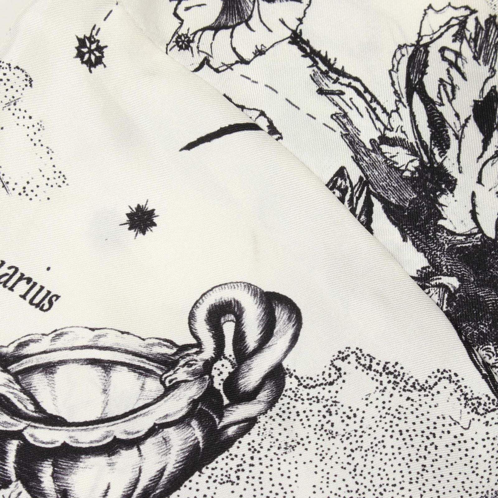 Dior Dress Chez Moi Zodiac Dressing Gown Silk Wrap — view 7