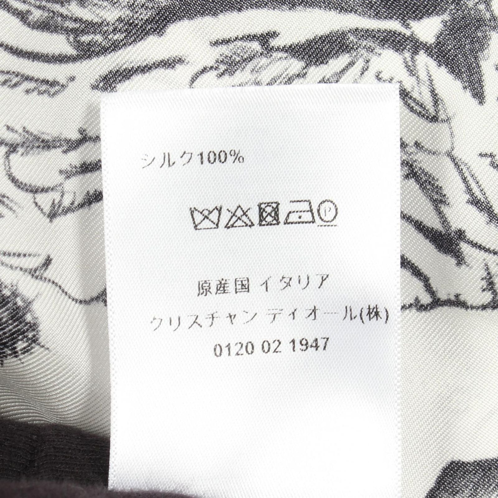 Dior Dress Chez Moi Zodiac Dressing Gown Silk Wrap — view 4